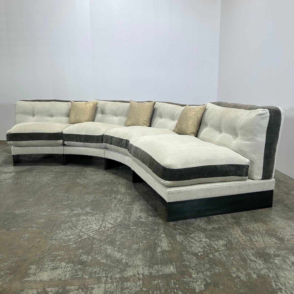 Modern Ochre Eternal Dreamer Modular Sofa For Sale