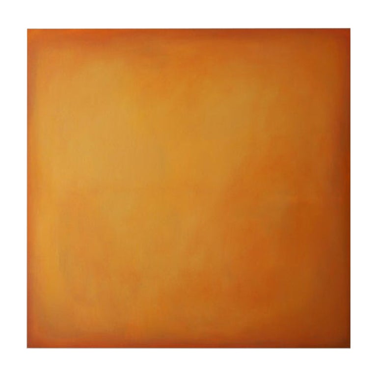 ‘Ochre II’ Abstract Painting, Colour-Field Style, Excellent For Sale