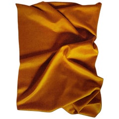 'Ochre' Yellow, Eye-Catching Modern Tufted Tapestry, Art Wallhanging and Rug