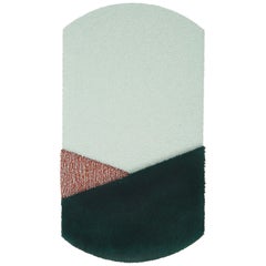 Oci Center Rug in Green Brick by Seraina Lareida for Portego