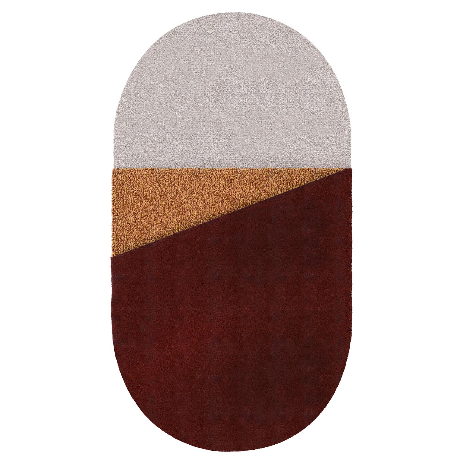OCI Right L, Teppich 100% Wolle / Bordeaux Ecru Ocra von Portego (Italienisch) im Angebot