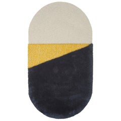 Oci Right M, Rug 100% Wool / Yellow Deep Gray by Portego