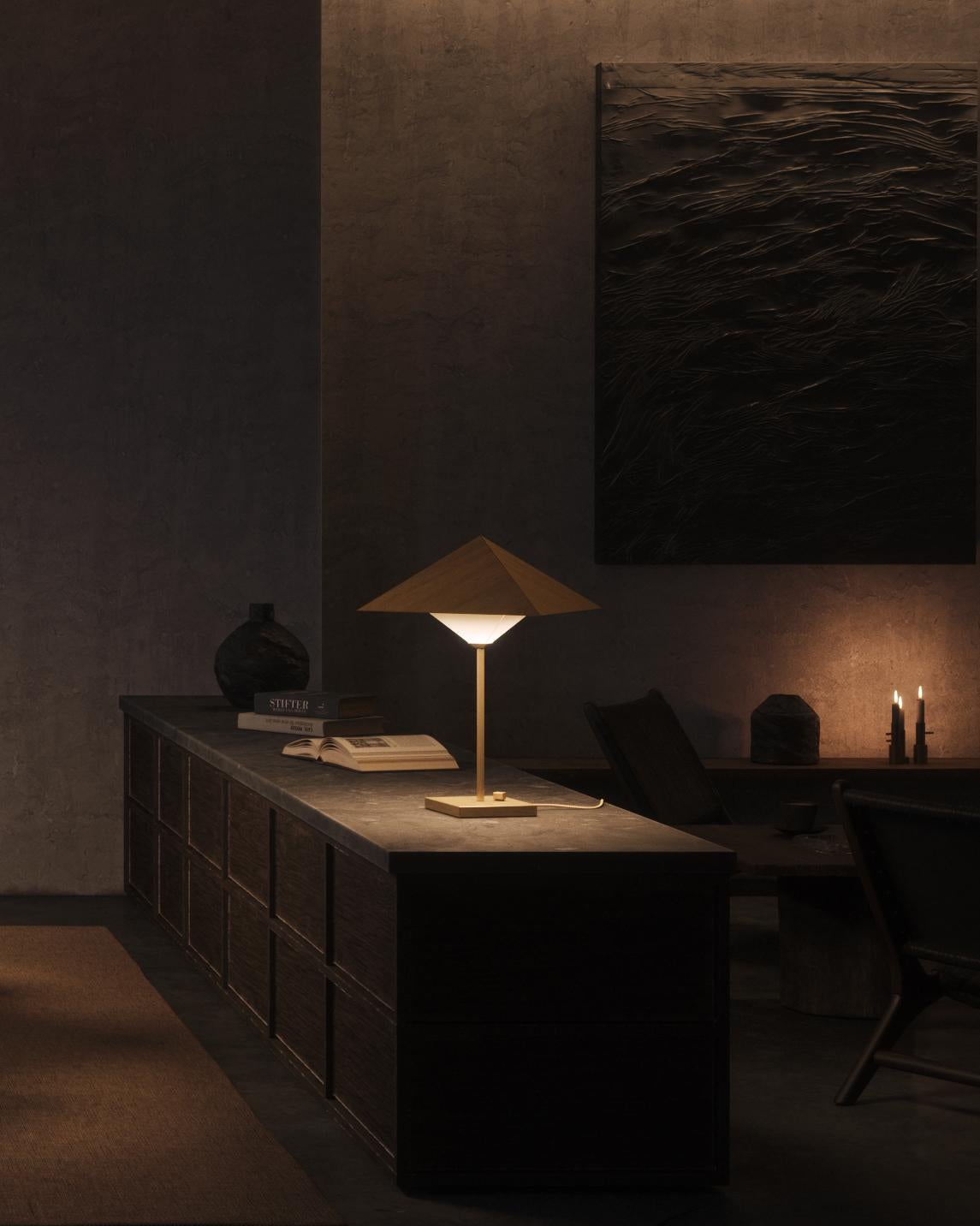 Lampe de table Octa en laiton de Diaphan Studio, représentée par Tuleste Factory en vente 2