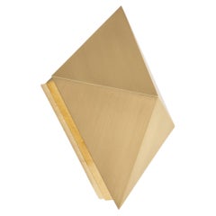 Octa Wall - Applique in ottone massiccio realizzate a mano da Diaphan Studio