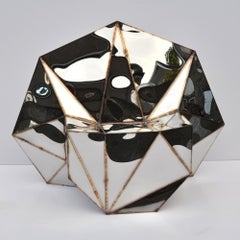 Octagon Chair in Welded Mirror-Polished Stainless Steel by Julian Mayor