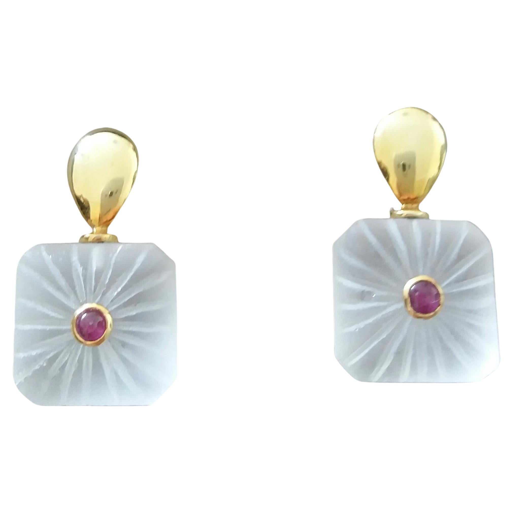 Natural Rock Crystal Quartz Earring Charm Jewelry gemstone earring Sale Fashion Jewelry Gift Beautiful earring Bezel Set stud earring