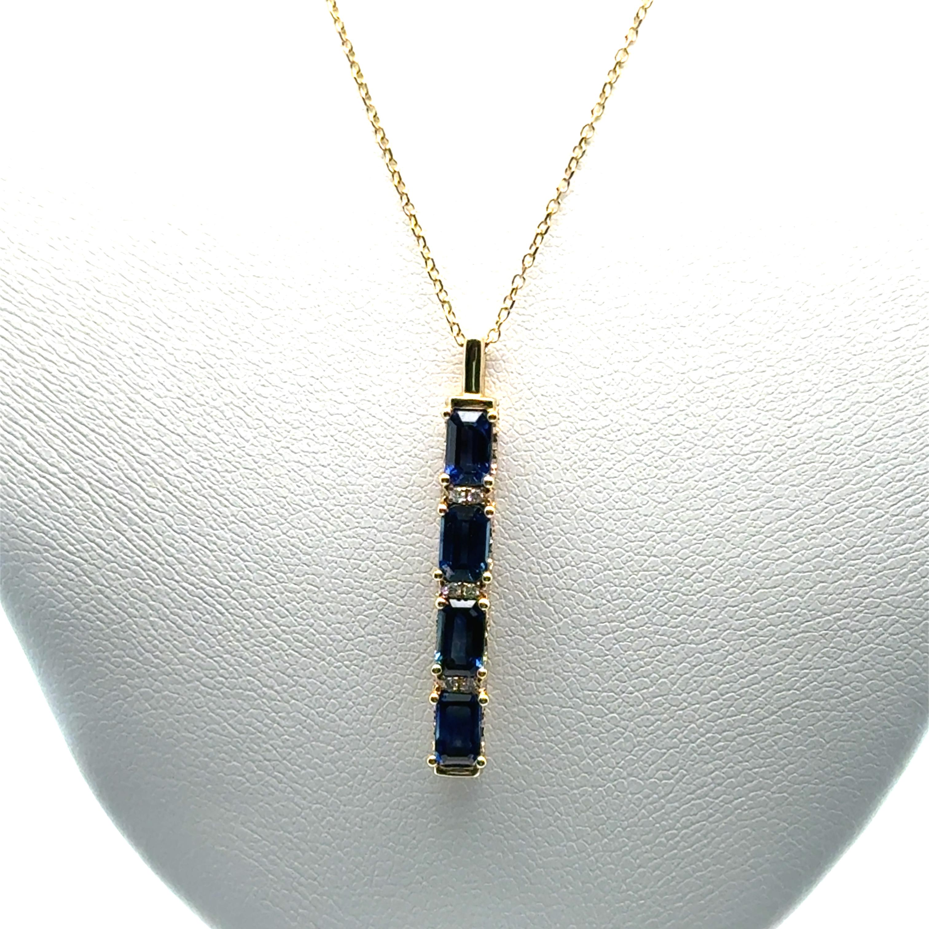 Élégant pendentif en saphir de forme octogonale avec diamant .

Réservez le vôtre dès aujourd'hui : Stock limité disponible. Ne manquez pas la chance de sécuriser votre pendentif saphir diamant dès aujourd'hui. Ce n'est pas seulement un pendentif,