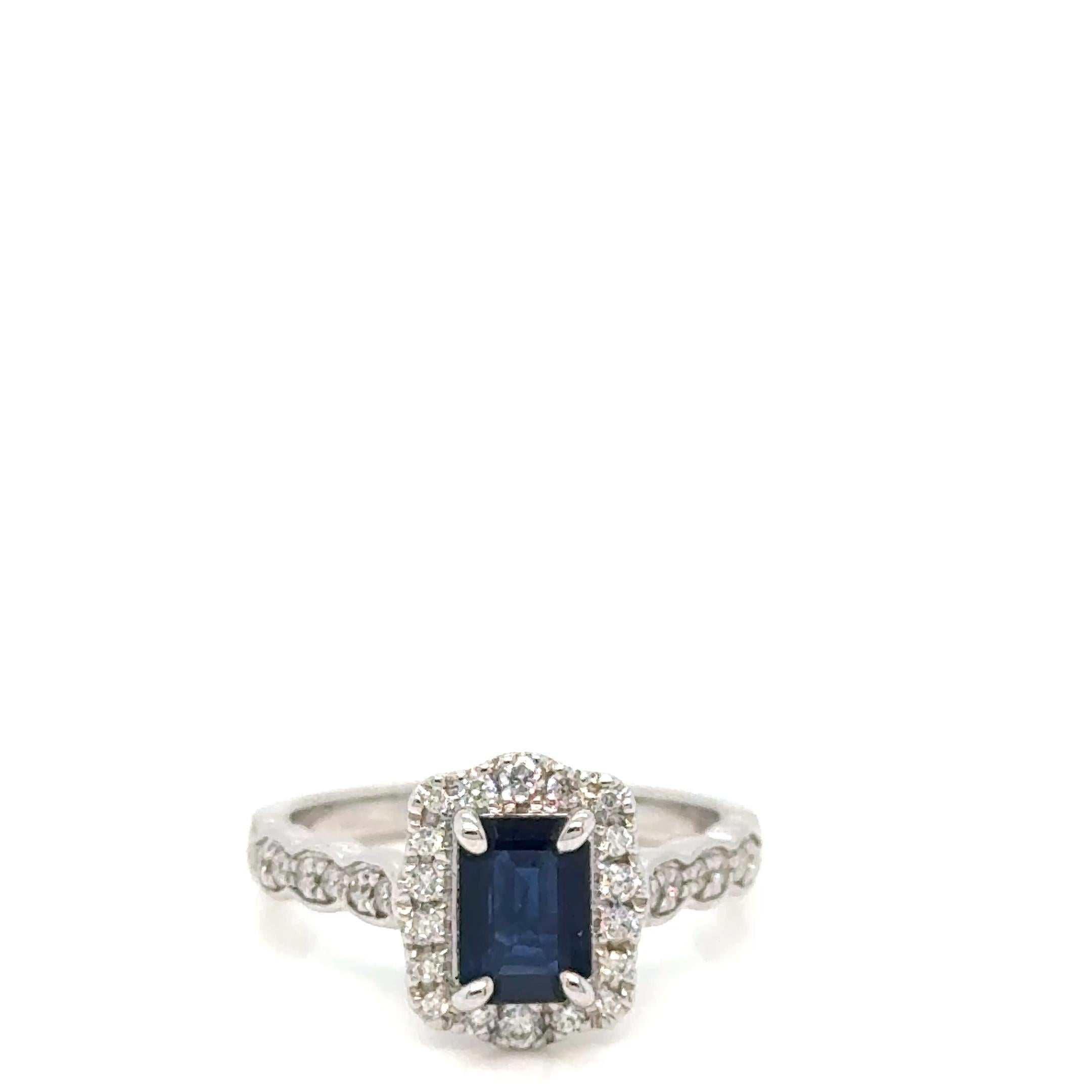 Cushion-shape Sapphire Ring with bright Diamonds from all corners and sizes.

Secure Yours Today: Limited stock available. Don't miss the chance to secure your Sapphire Diamond Ring today. It's not just a ring; it's a way of fashion.

Product