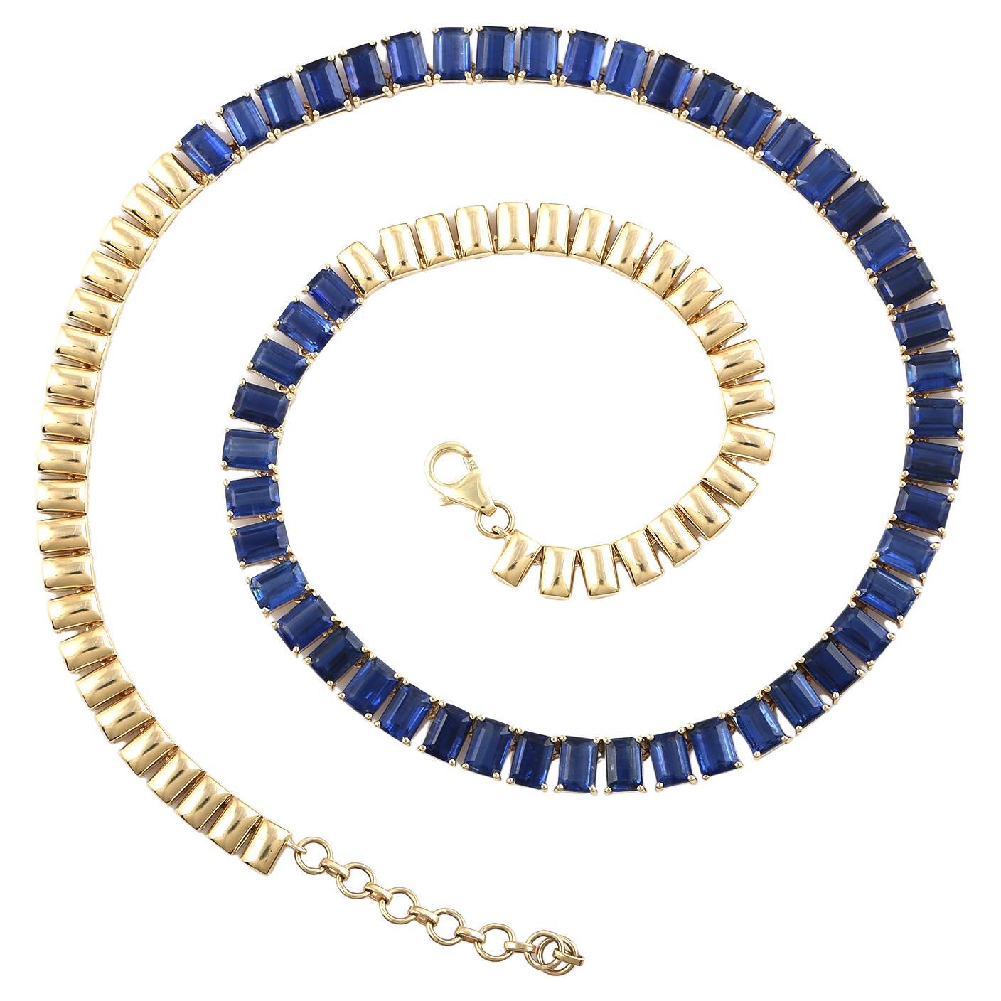 Collier Peace & Tranquility de forme octogonale en or jaune 14 carats en vente