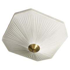 Octagon Shaped Scandinavian Modern Flush Mount, Finland, 1960s