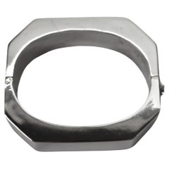 Bracciale ottagonale in argento sterling