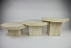 Octagon Travertine Nesting Tables, by Up & Up