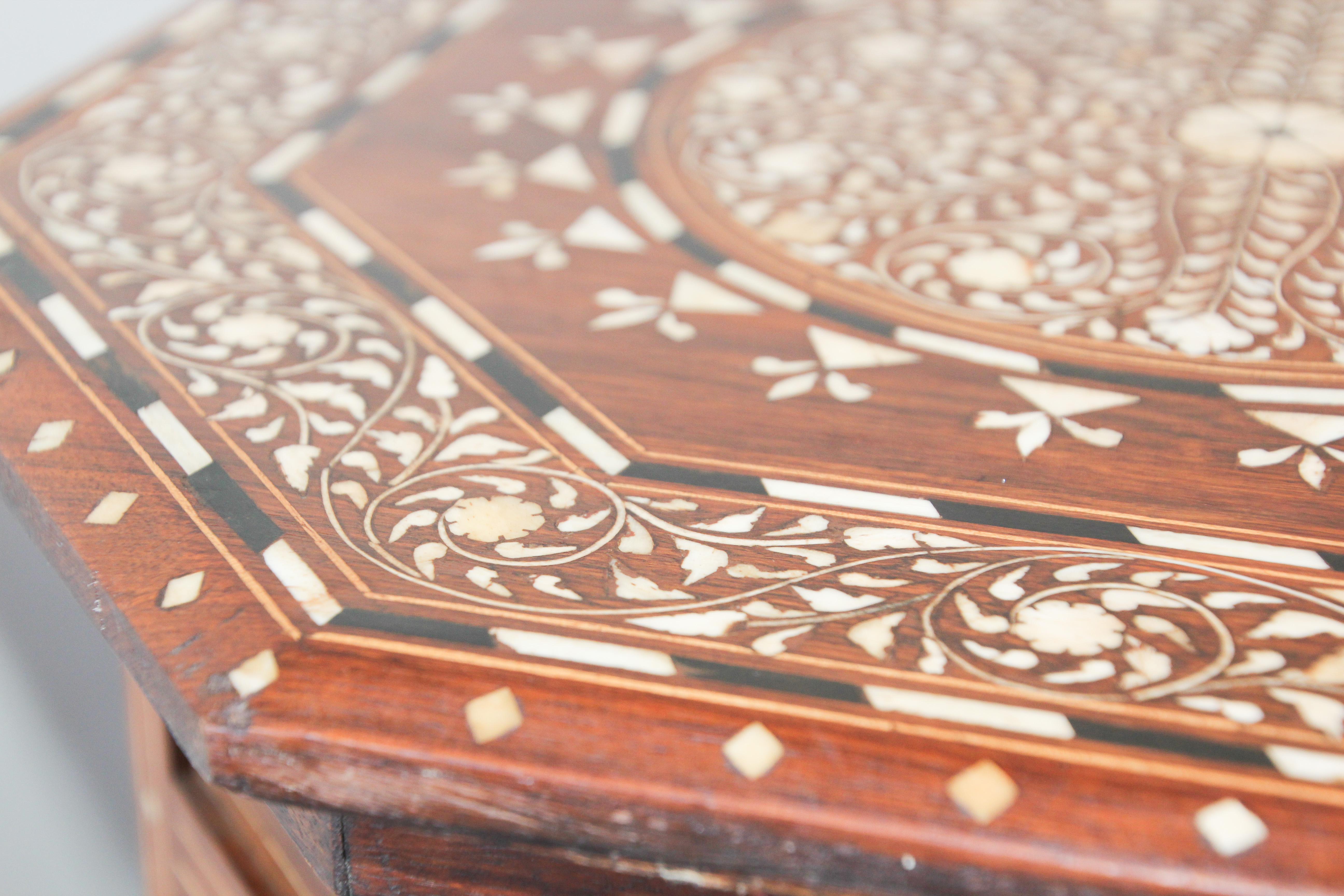 Octagonal Anglo Indian Side Tea Table 2