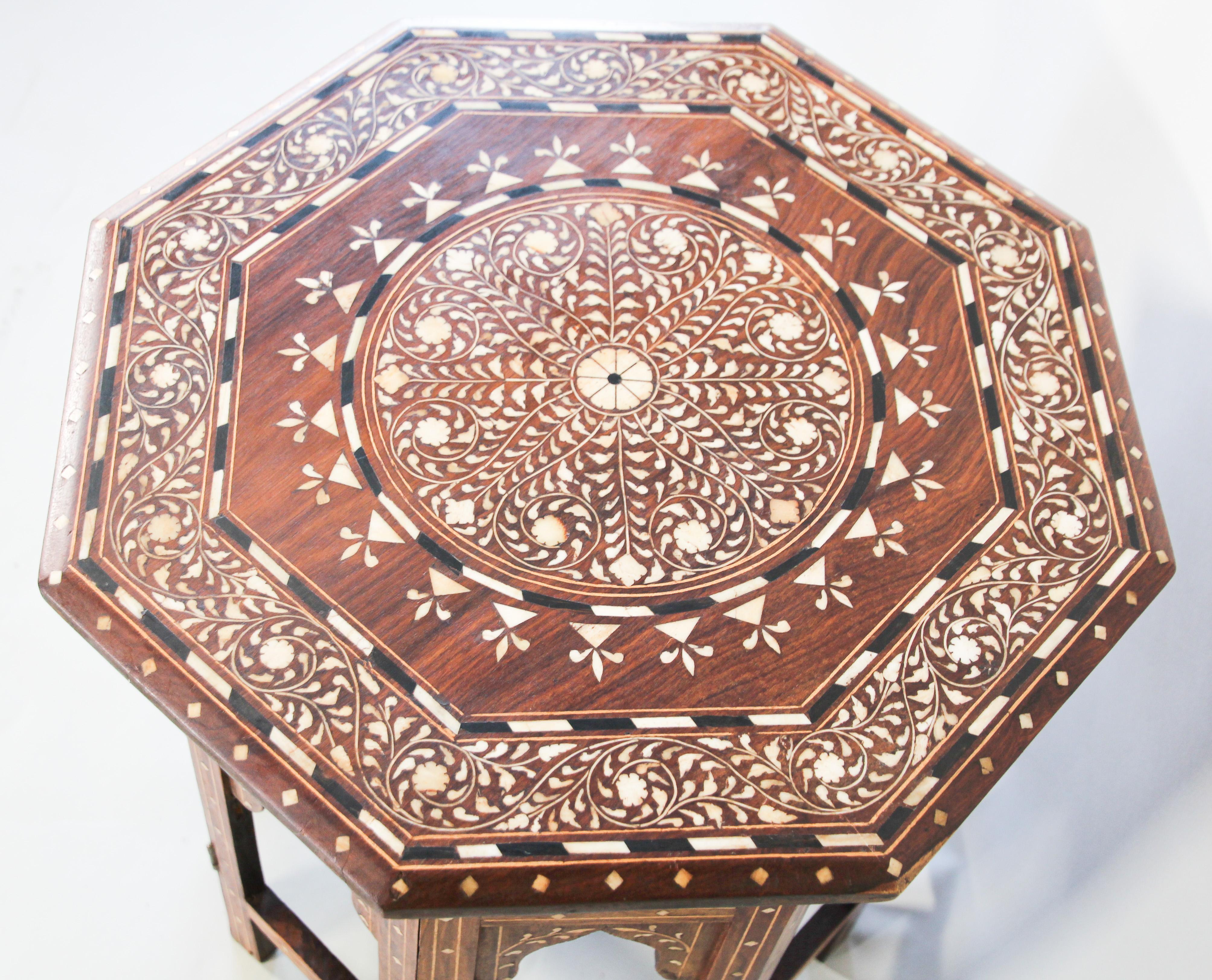 Octagonal Anglo Indian Side Tea Table 4