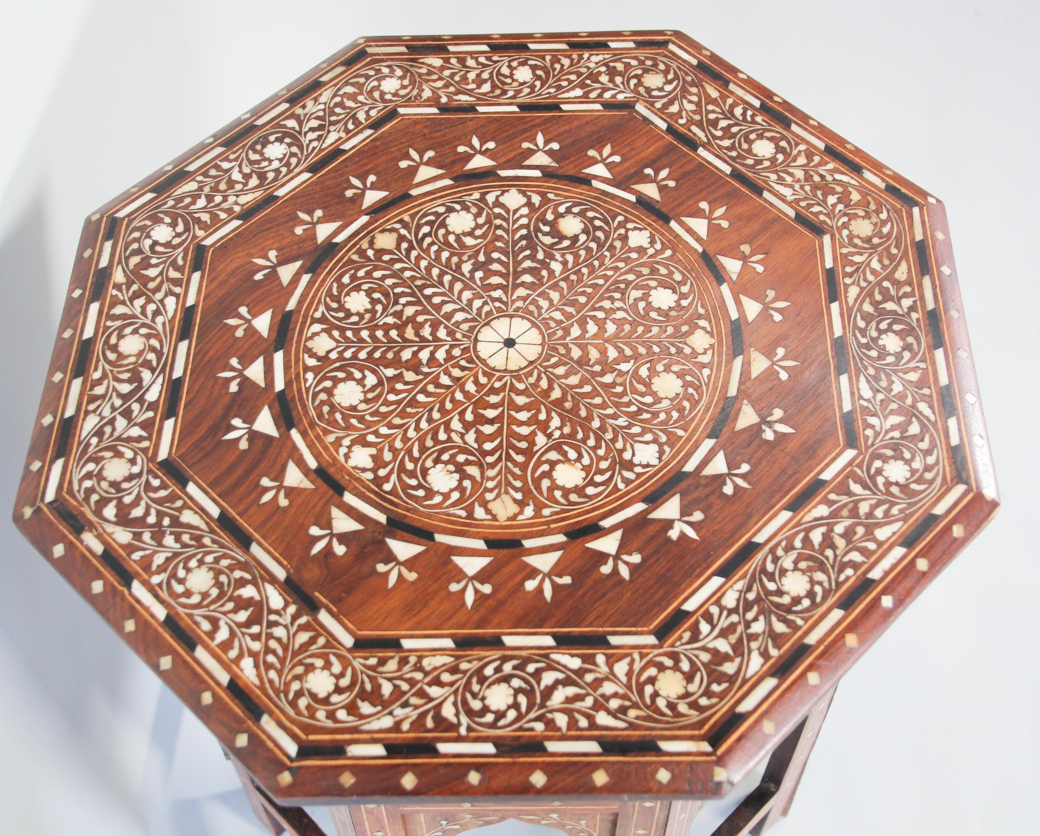 Octagonal Anglo Indian Side Tea Table 8