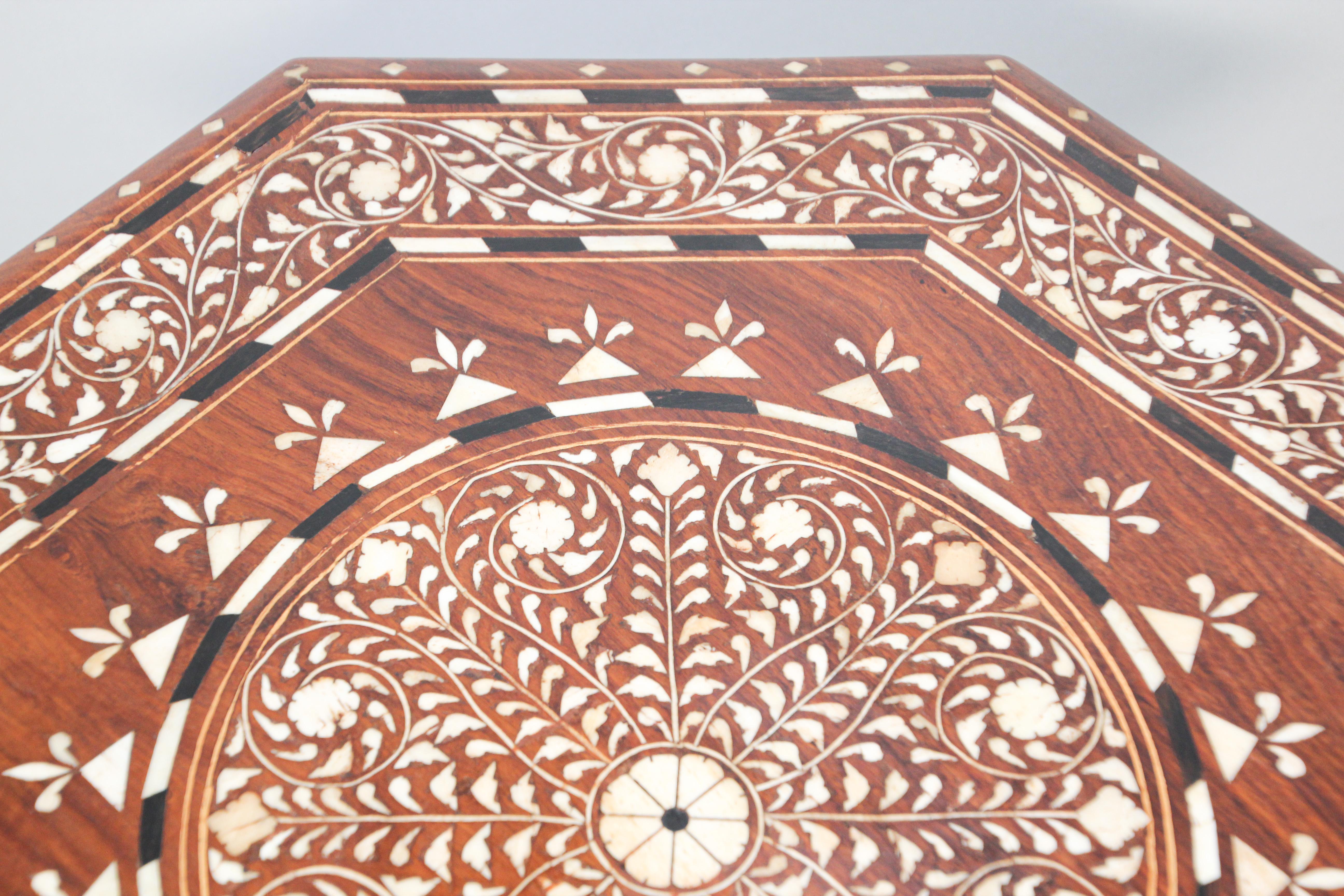 Early 20th Century Octagonal Anglo Indian Side Tea Table