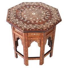 Octagonal Anglo Indian Side Tea Table