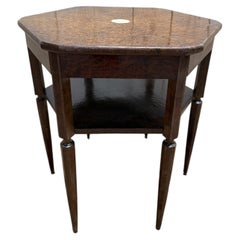 Octagonal Art Deco gueridon