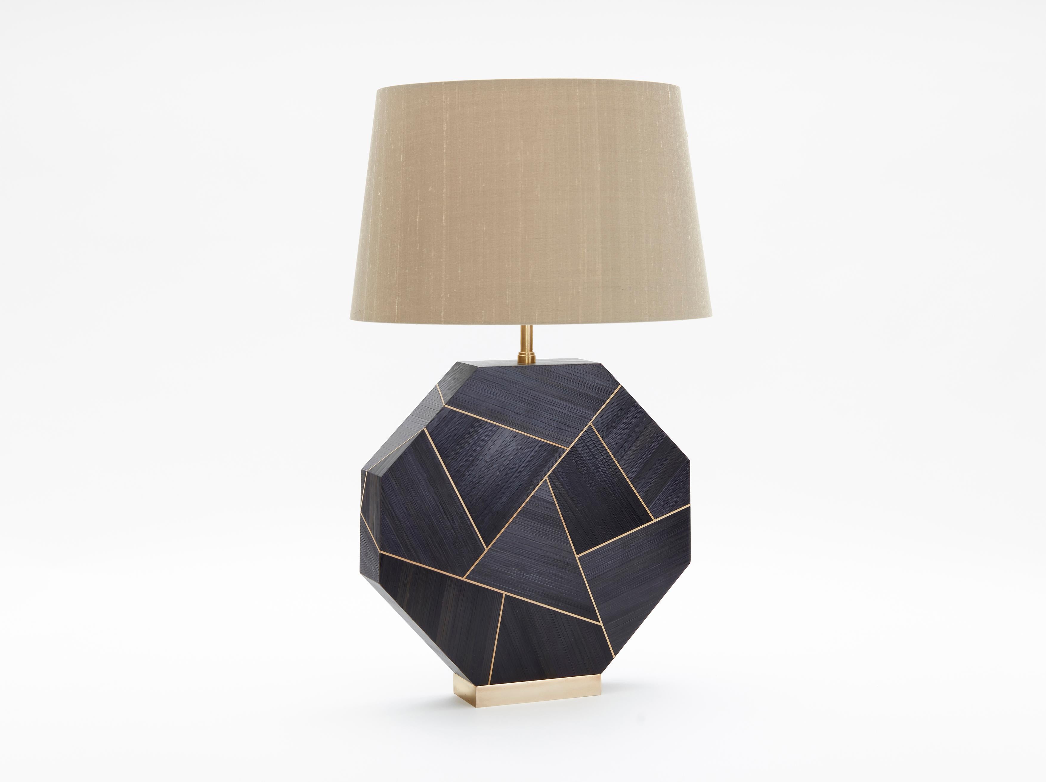 straw table lamp