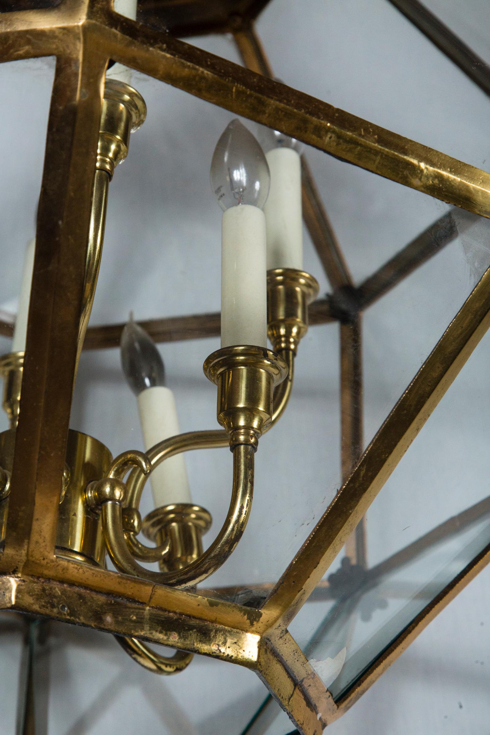 Octagonal Brass Lantern 1