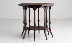 Octagonal Centre Table by Hindley and Sons, England, circa 1900