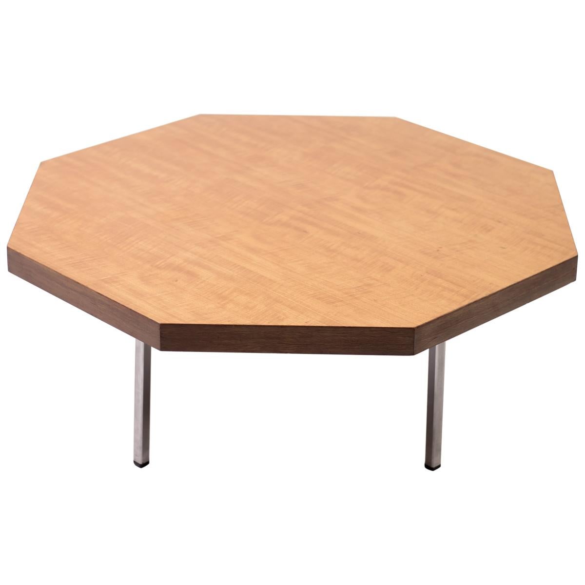 Octagonal Coffee Table by Pierre Paulin for Artifort