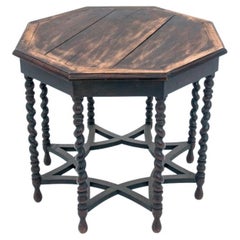 Octagonal Coffee Table, Northern Europe, First Half of the 20th Century