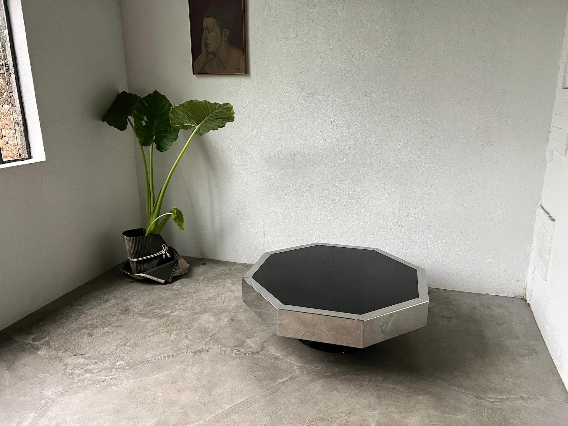 Octagonal coffee table 