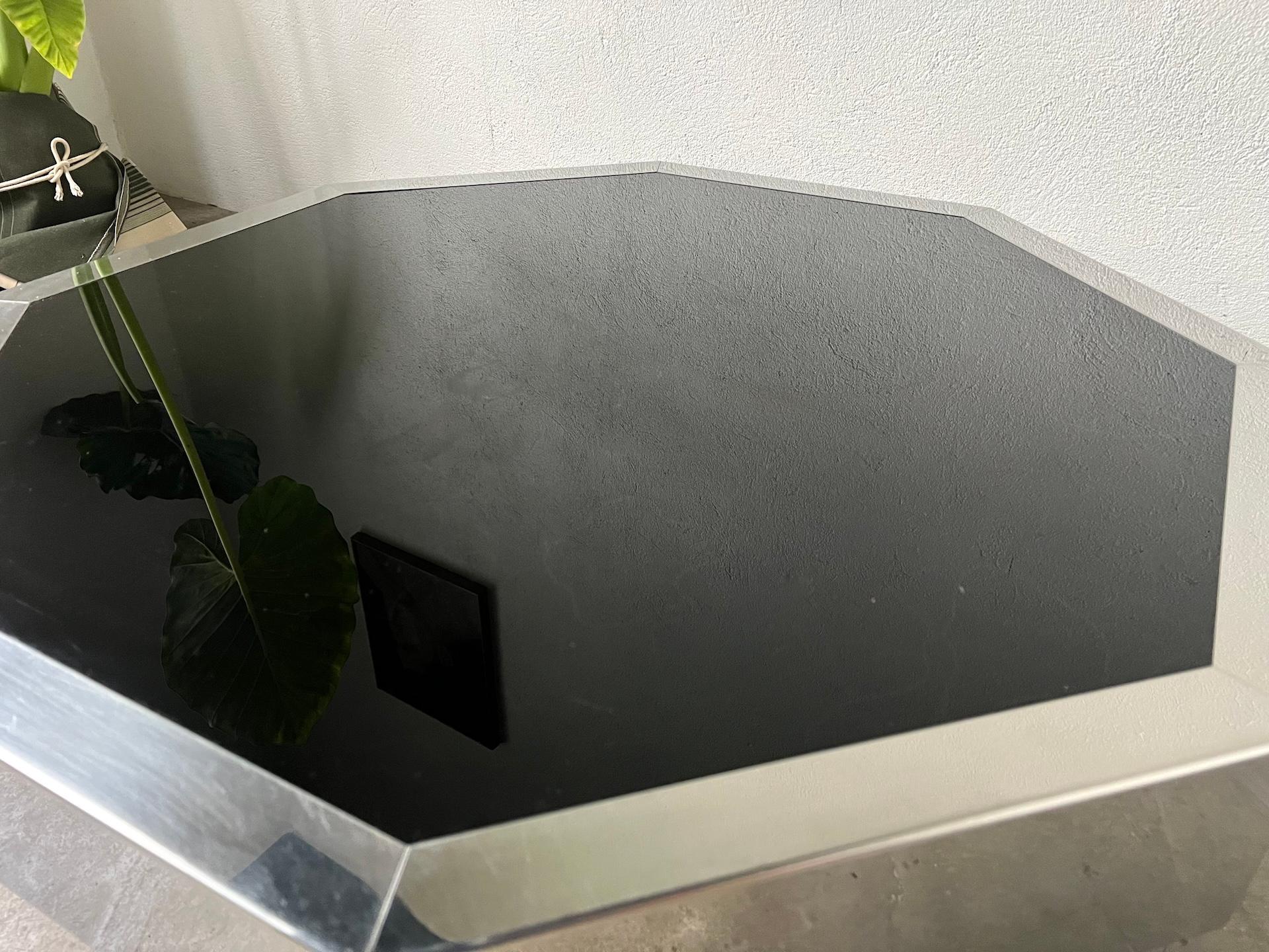 Steel Octagonal coffee table 