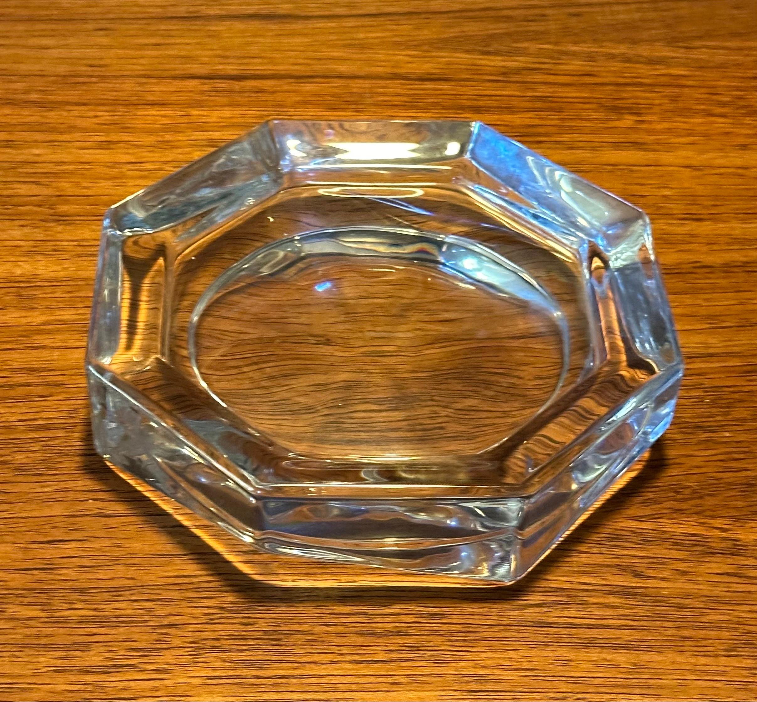 Cristallo Posacenere ottagonale in cristallo di Villeroy & Boch in vendita