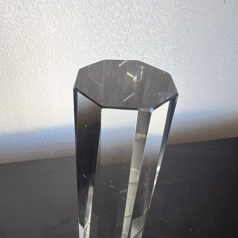 Pisapapeles de cristal octogonal en venta 5