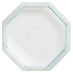 Plateau octogonal en cristal, modèle CHE, 21e siècle.