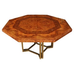 Octagonal Dining Table Attributed to Guy Lefevre for Maison Jansen
