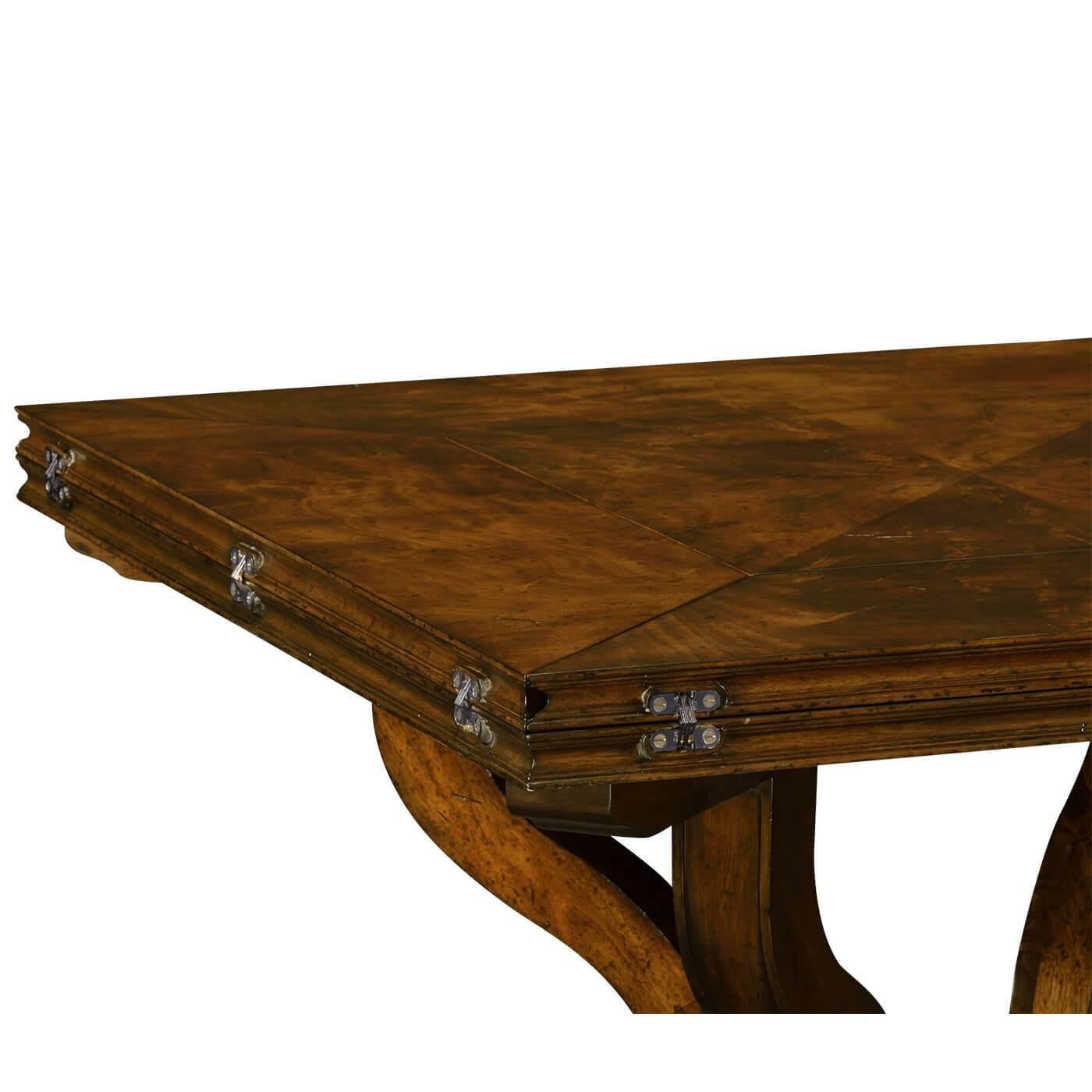 Octagonal Extension Dining Table In New Condition In Westwood, NJ