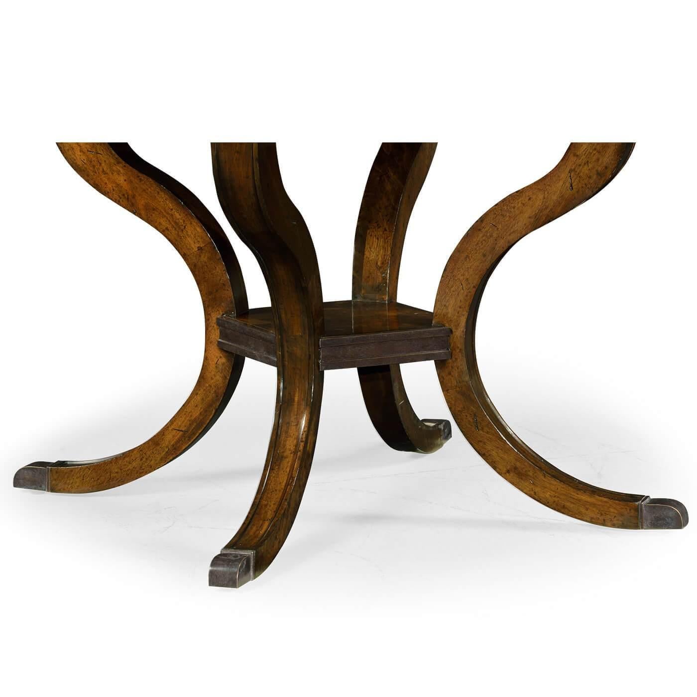 Contemporary Octagonal Extension Dining Table