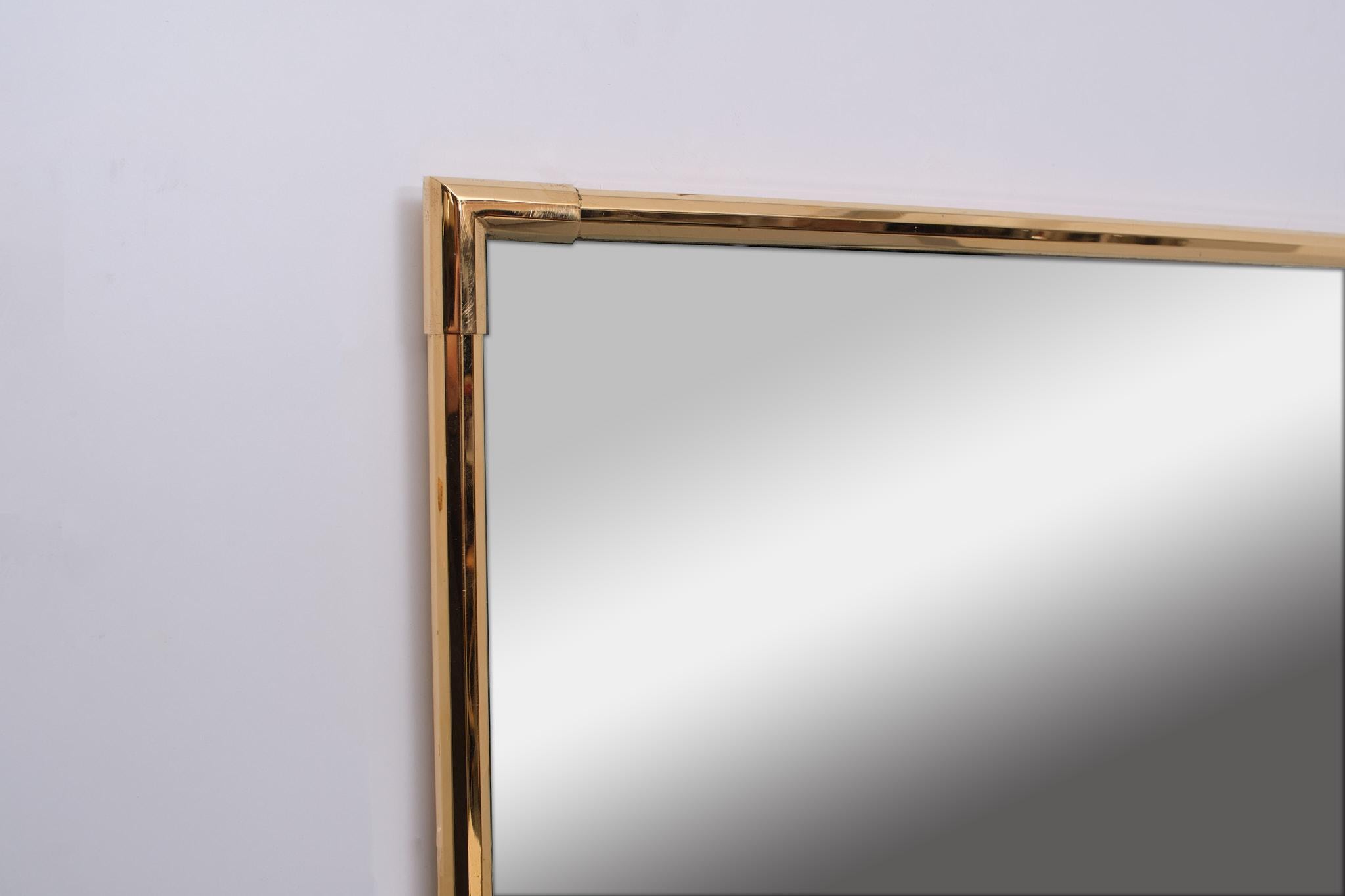 Octagonal framed Mirror Regency 1970s In Good Condition For Sale In Den Haag, NL