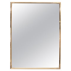 Specchio ottagonale con cornice Regency anni '70