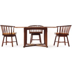 Octagonal Gaming Table by Edward Wormley for Dunbar