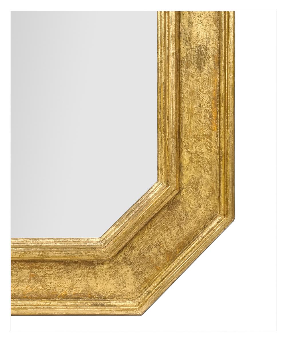 Achteckiger französischer Spiegel aus Giltwood von Atelier RTCD Paris im Angebot 1