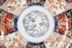 Octagonal Imari Plate Meiji Period