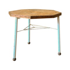 Table industrielle octogonale