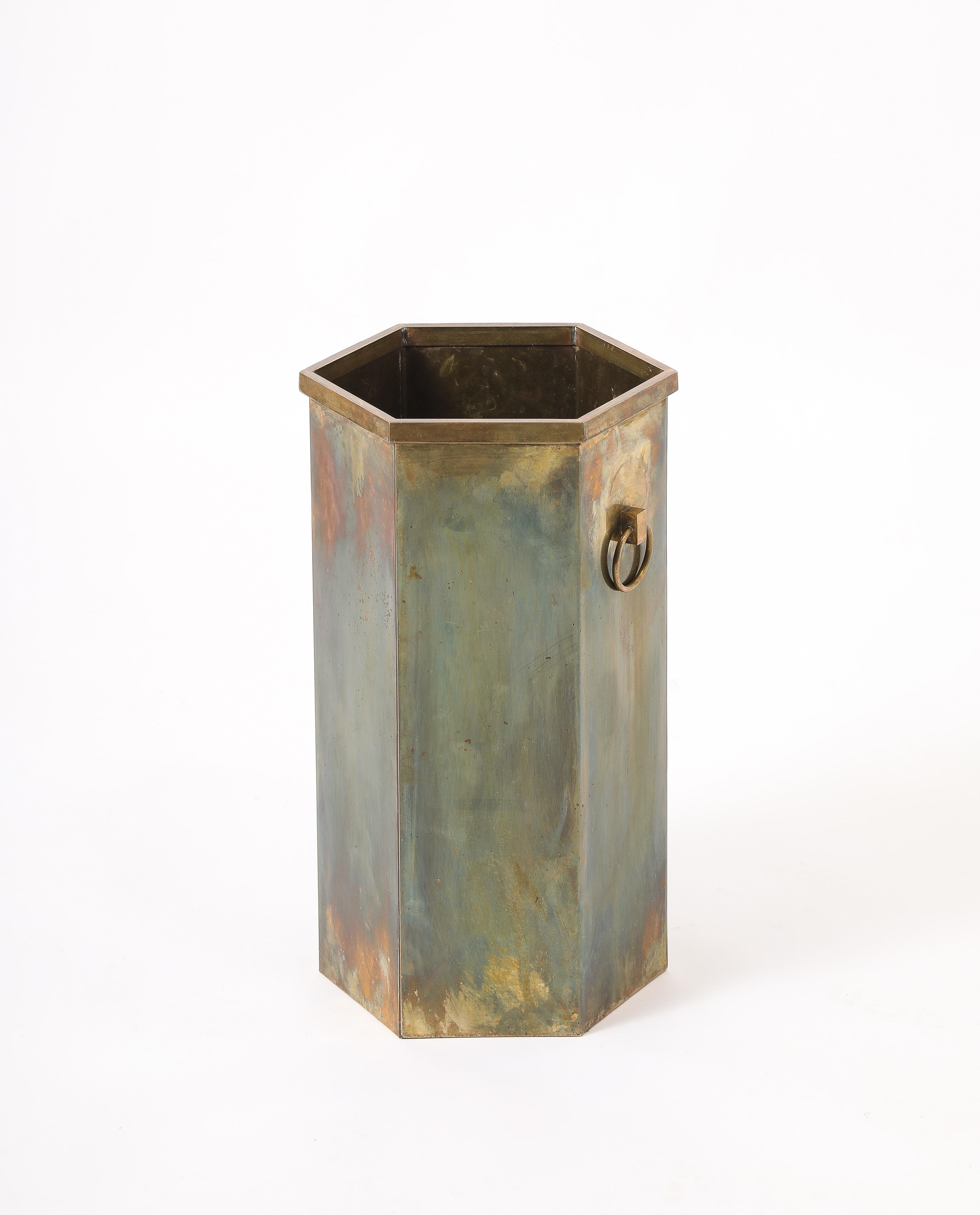 Octagonal Jansen Umbrella Stand, France 1960's For Sale 1