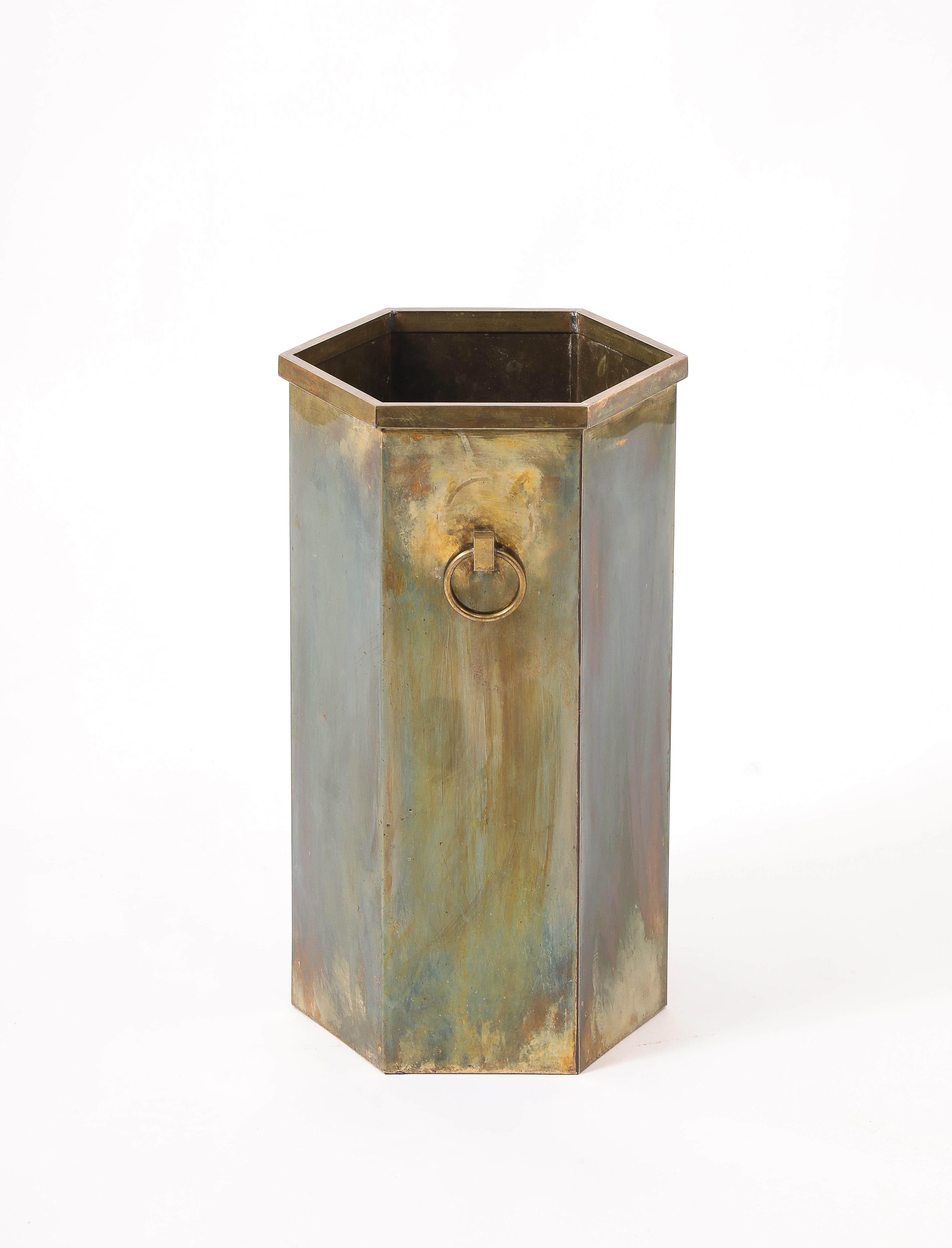 Octagonal Jansen Umbrella Stand, France 1960's For Sale 2