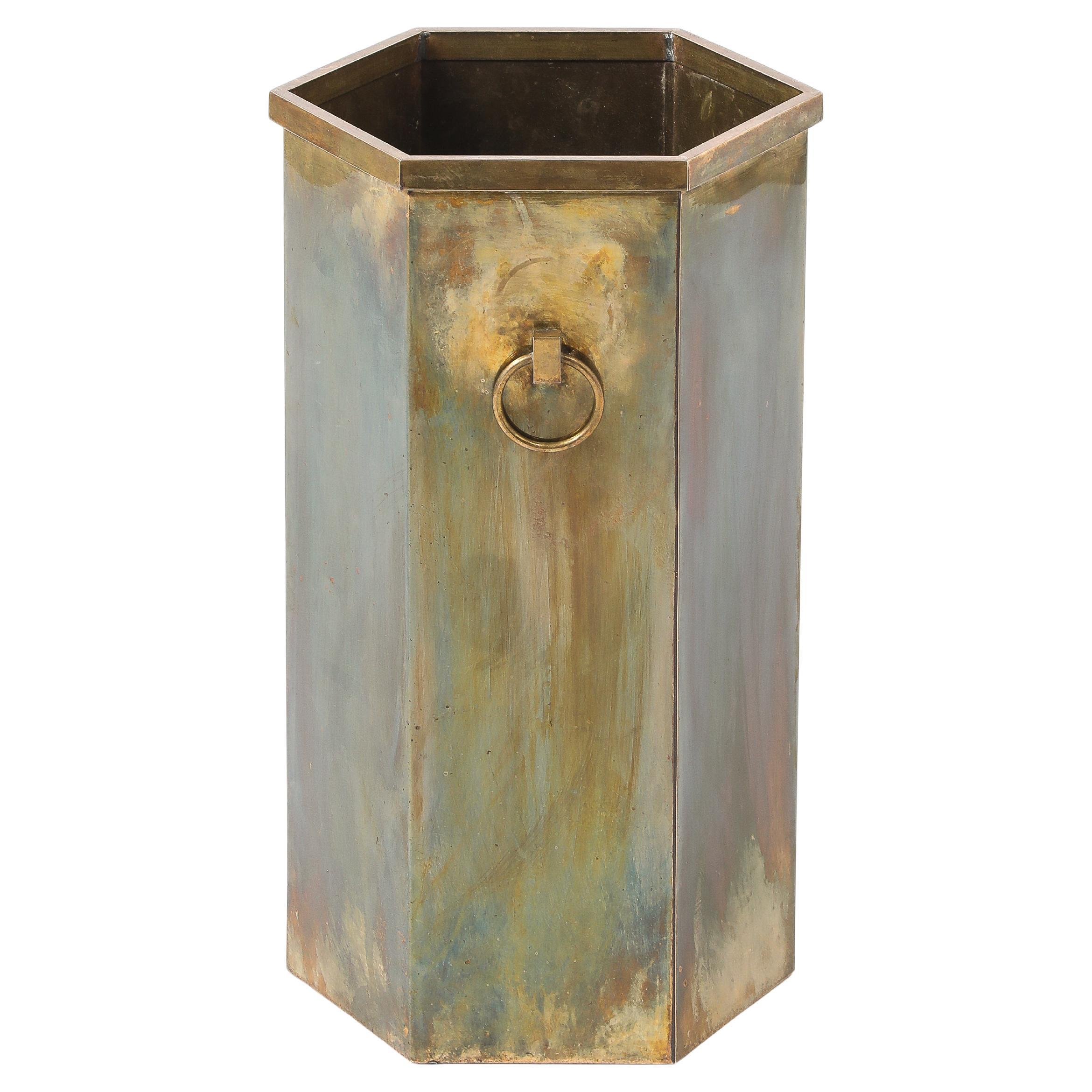 Octagonal Jansen Umbrella Stand, France 1960's For Sale