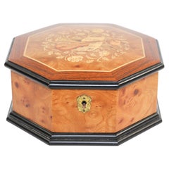 Octagonal Jewelry Music Box, Made in Italy