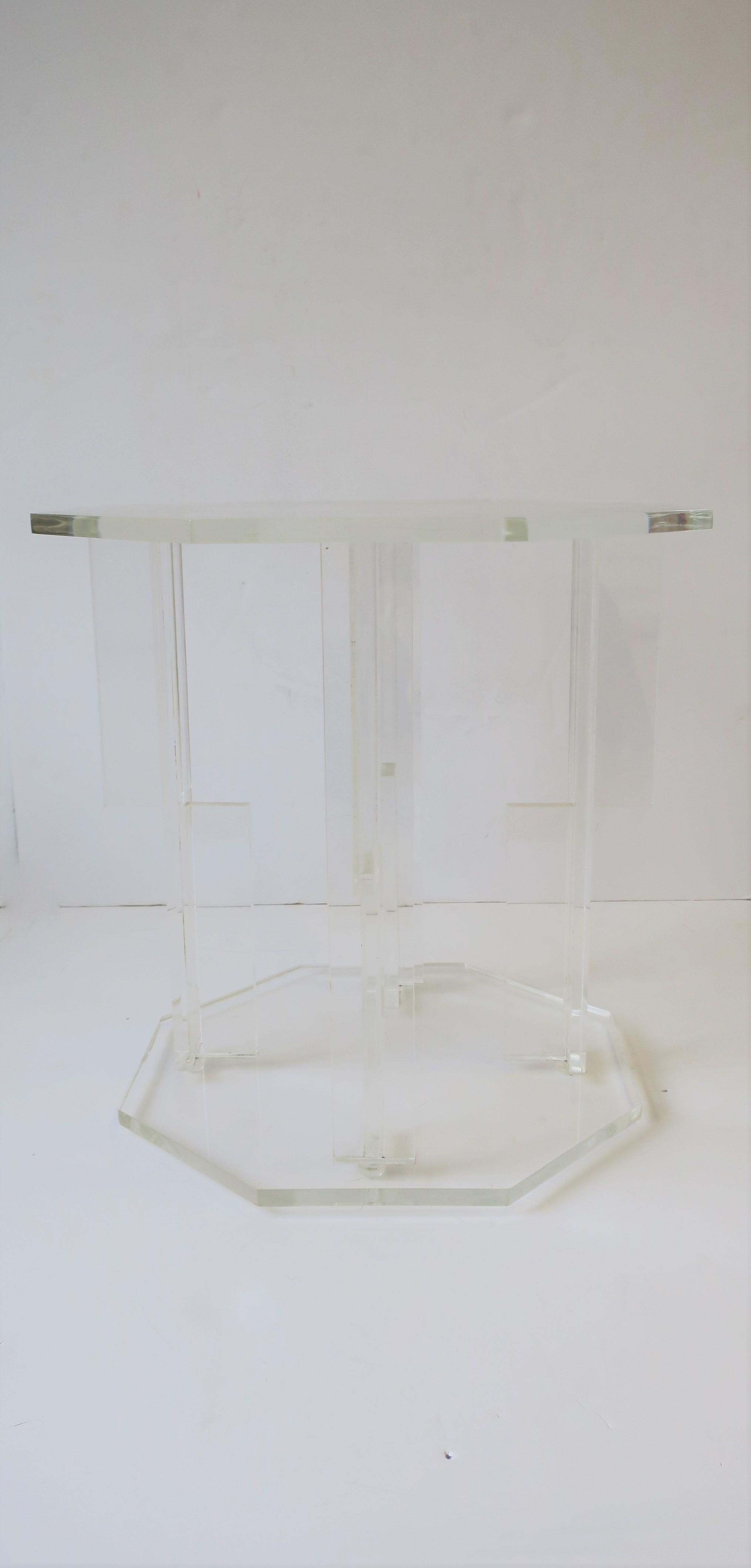 Acrylic Side or Drinks Table 2