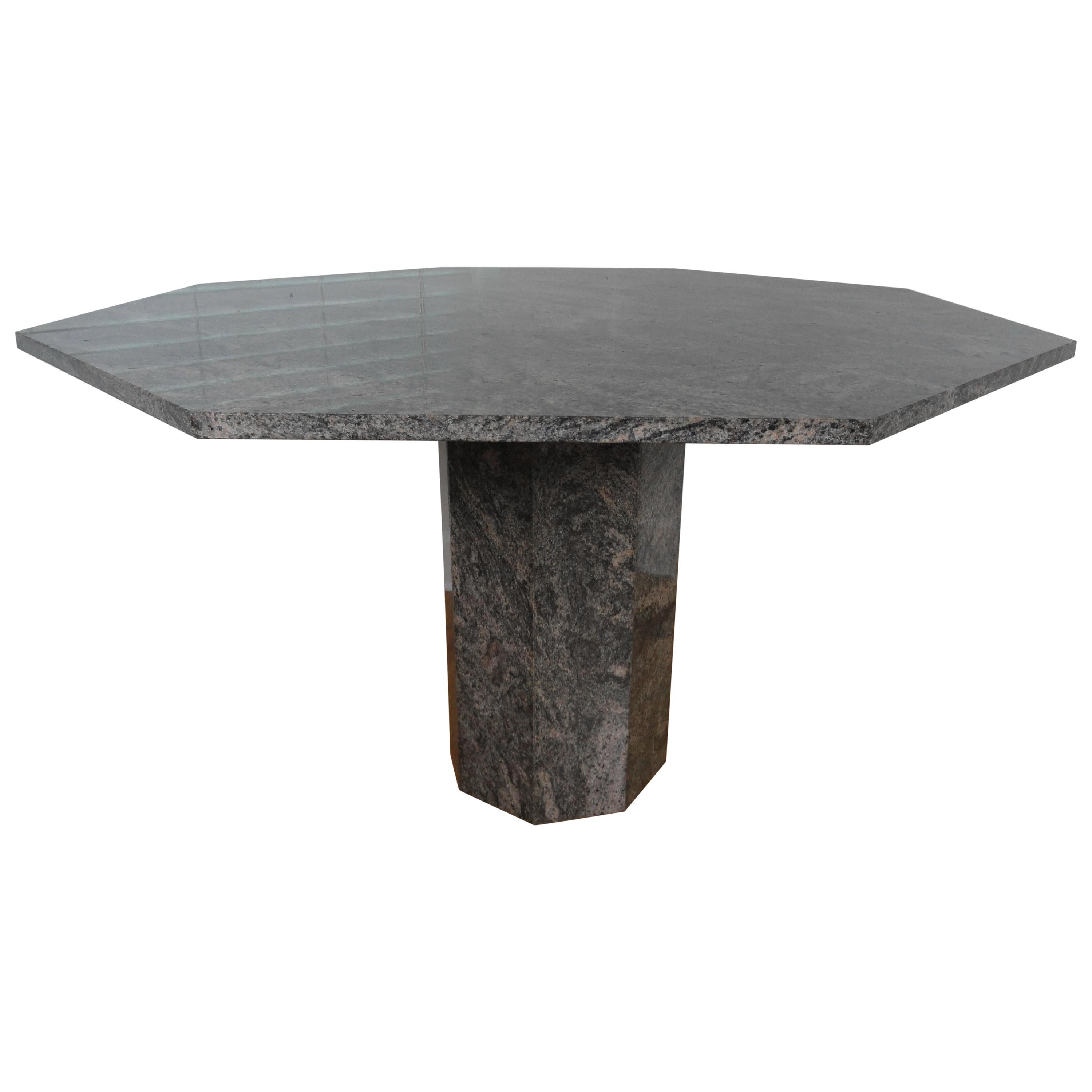 Octagonal Marble Table For Sale
