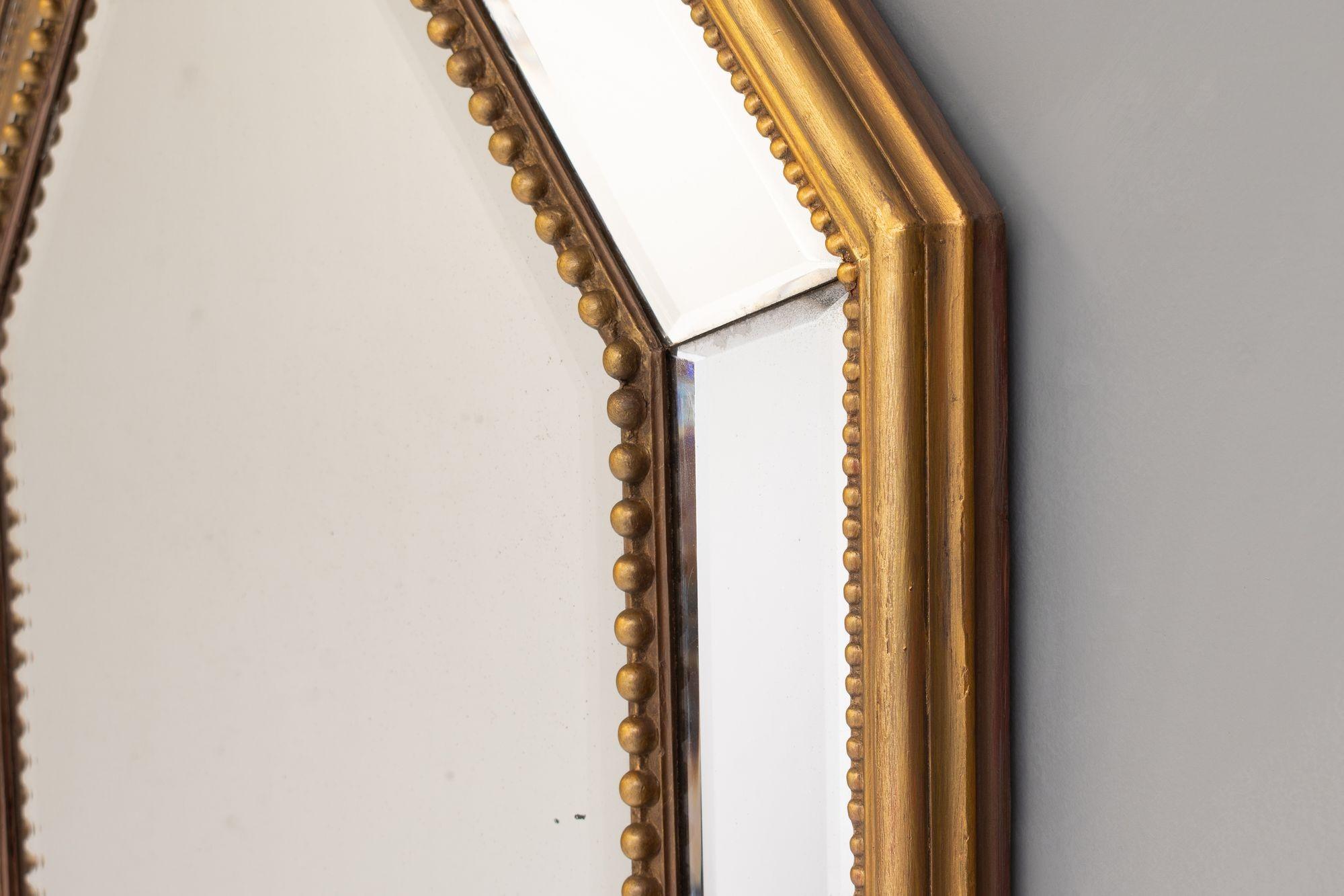 Georgien Miroir octogonal en vente