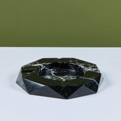 Octagonal Nero Marquina Marble Ashtray