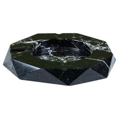 Octagonal Nero Marquina Marble Ashtray